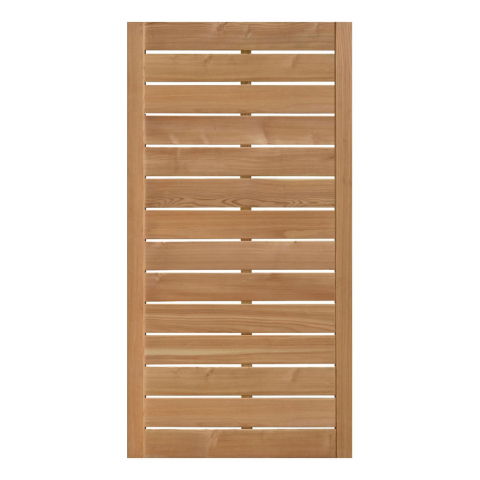 Zaun Sina 51177 90x180cm geschlossen Lrche natur