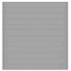 GrojaLumino Alu Steckzaun-Set 180x180cm silbergrau