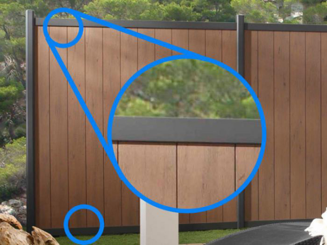 System Senkrecht-Adapterleiste 176cm - anthrazit 2246 einzeln