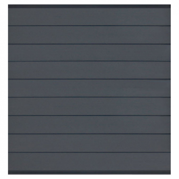 Elephant Steckzaun Modular 200 WPC steingrau, Leiste Anthrazit 180x195cm
