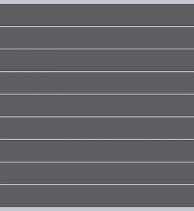 Elephant Steckzaun Modular 200 WPC steingrau 180x195cm Leiste Silber