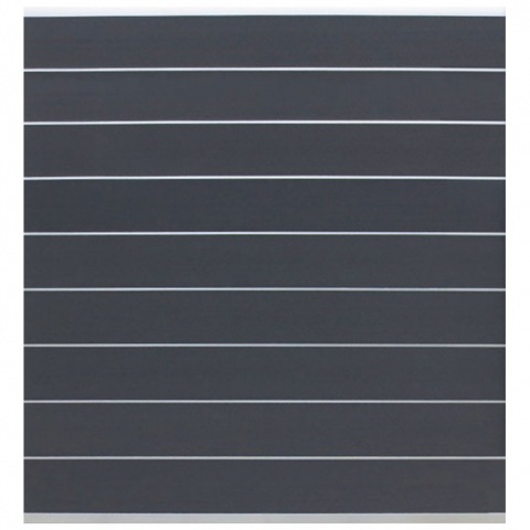 Elephant Steckzaun Modular 200 WPC steingrau 180x195cm Leiste Silber