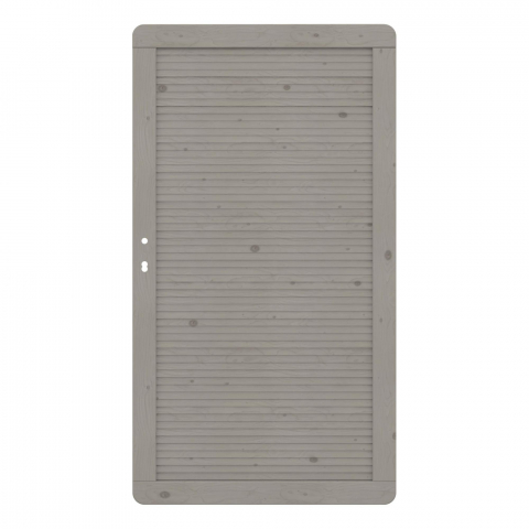 Einzeltor Arzago Fichte grau lasiert 98x179cm ohne Beschlag 1392