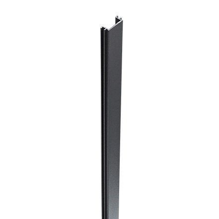 GrojaLumino Pfostenabdeckleiste 100cm anthrazit DB 703, f&uuml;r 9x9cm Pfosten