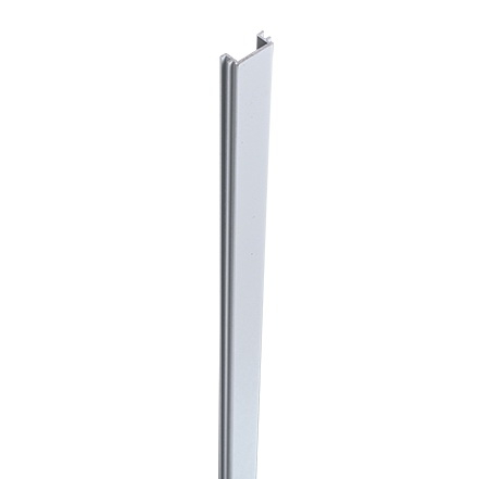 GrojaLumino Pfostenabdeckleiste für 9x9x190cm - silbergrau