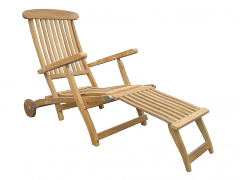 Zebra Bueno Deckchair aus Teakholz