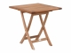 Zebra Poker Tisch 70x70x74cm aus Teakholz