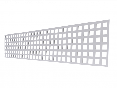 Groja Steckzaun Designeinsatz Grid Alu schmal