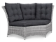 Best Barcelona Lounge Dining Eckteil 180x80x101cm inkl. Polster