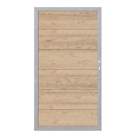 Design WPC Alu Sand Tor 2443, DIN rechts