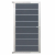 Elephant Zauntor Modular 180 WPC steingrau 90x176cm, Leiste Silber