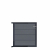 Elephant Zauntor Modular 91 WPC steingrau 90x93cm, Leiste Anthrazit - DIN links