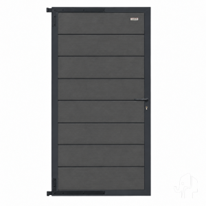 Elephant Zauntor Modular EVO 180 WPC steingrau 90x176cm, Leiste Anthrazit inkl. Beschlag