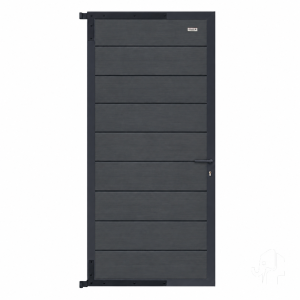 Elephant Zauntor Modular EVO 200 WPC steingrau 90x197cm, Leiste Anthrazit inkl. Beschlag