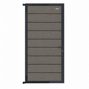 Elephant Zauntor Modular EVO 200 WPC steingrau 90x197cm, Leiste Anthrazit inkl. Beschlag