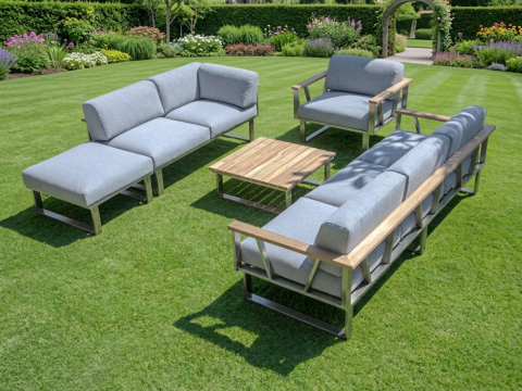 Zebra Gartenmöbel-Set Belvedere Lounge, inkl. Polster aus Olefin