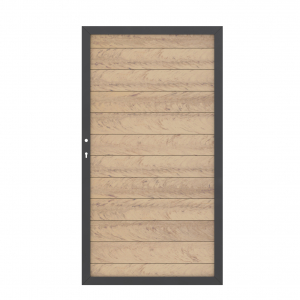 System WPC Tor sand 2574, DIN links <br>98x180cm