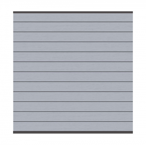 System WPC Zaunfeld-Set grau 2576 - 178x184cm