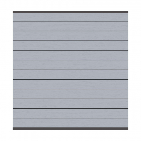 System WPC Zaunfeld-Set grau 2576 - 178x184cm