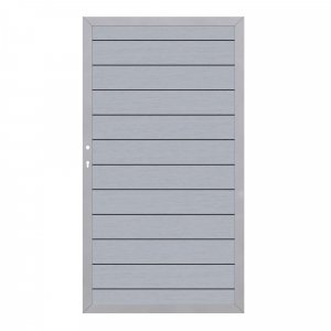 System WPC Tor grau 2578, DIN links<br>98x180cm