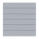 System WPC XL Zaunfeld-Set grau 2590 - 178x183cm