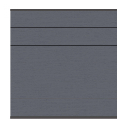 System WPC XL Zaunfeld-Set anthrazit 2594 178x183