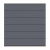 System WPC XL Zaunfeld-Set anthrazit 2594 178x183