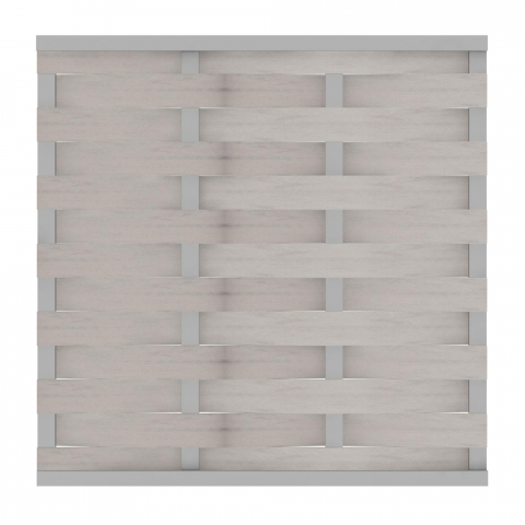 GrojaSolid BPC Flechtzaun 90x180cm Bi-Color Sand