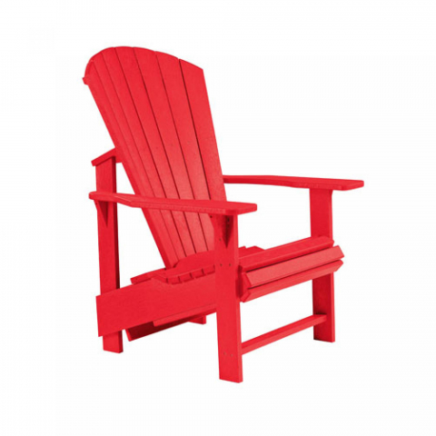 Muskoka Generation Line Adirondack Upright Chair C03 Red