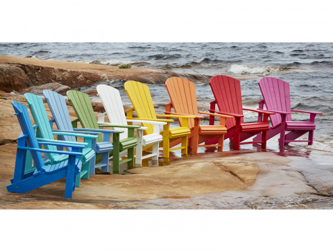 Muskoka Generation Line Adirondack Upright Chair C03 SkyBlue