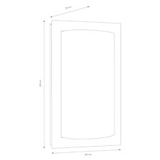 LCD Wandleuchte 043SEN Edelstahl