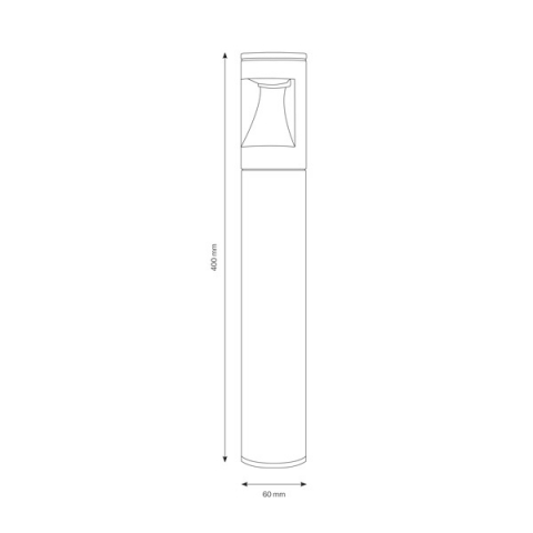 LCD Standleuchte 1401LED Graphit