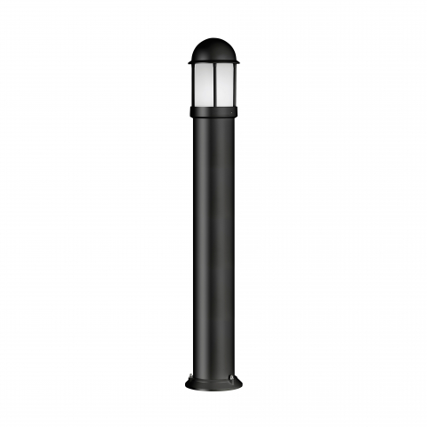 LCD Standleuchte lang 1027 Schwarz Glas