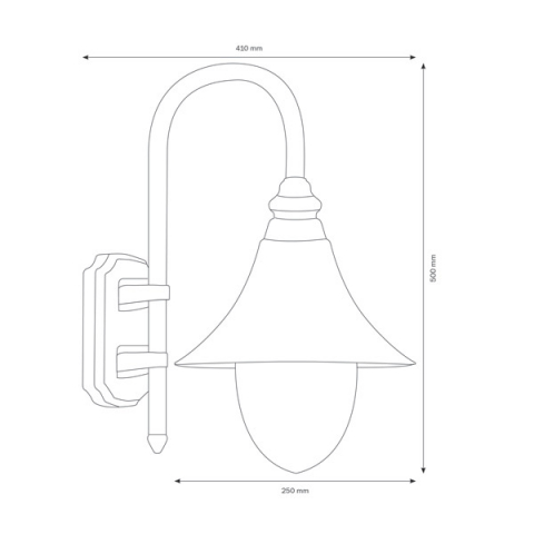 LCD Wandleuchte 1079 Wei