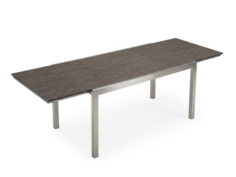 Zebra Kubex Ausziehtisch 190-300x100cm HPL-vulcanic stone