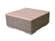 4Seasons Kingston Kaffeetisch, Teak-Tischplatte 85x85x35cm Teakholz Platte
