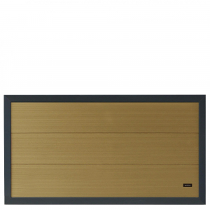 Elephant Forte, Farbton teak-anthrazit, WPC 180x93cm