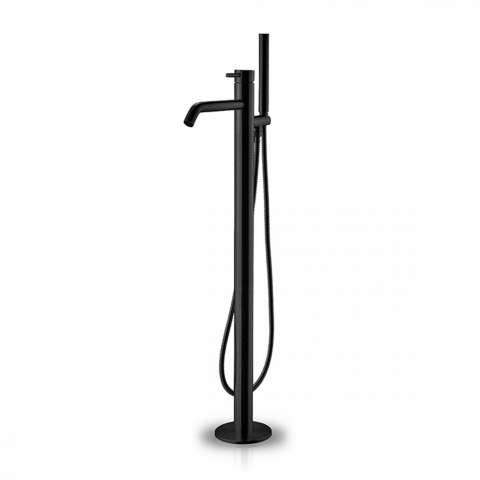 JEE-O Slimline black Wannenarmatur freistehend bath 02