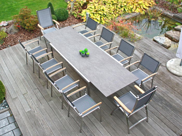 Zebra GartenmöbelSet Kubex HPL Pontiac2 Gartenmöbel