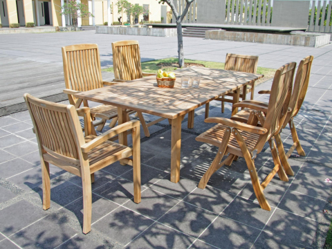 Zebra Gartenmöbel-Set Bueno-Brasilia