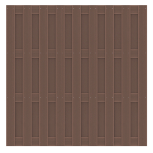 Sichtschutz Jumbo WPC braun 1290<br>179x179cm