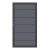 System WPC XL Tor anthrazit 2499, DIN links - H:180cm, Sonderbreite