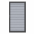 System WPC Tor grau 2499, DIN links - H:180cm, Anthrazitrahmen, Sonderbreite