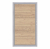 Design WPC Alu Sand Tor 4375, DIN rechts H:180cm, Sonderbreite
