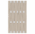Einzeltor Jumbo WPC Alu Design sand 4361 - H: 179cm, Sonderbreite