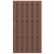 Einzeltor Jumbo WPC braun 4361 - H:179cm, Sonderbreite