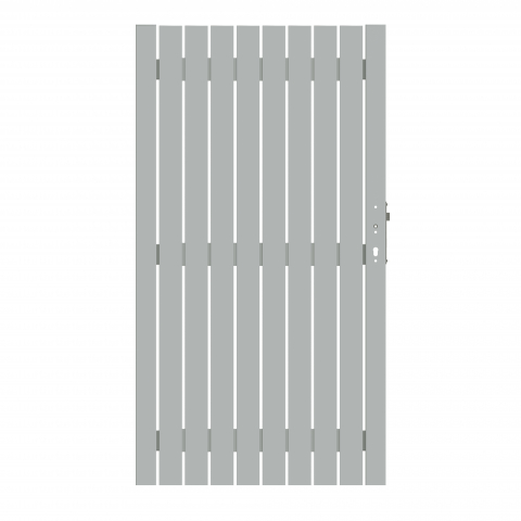 Squadra Tor silber 2555, DIN rechts 98x180cm