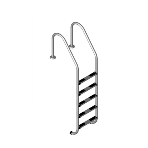Ideal Tiefbeckenleiter 56, 5-stufig, weite Ausladung