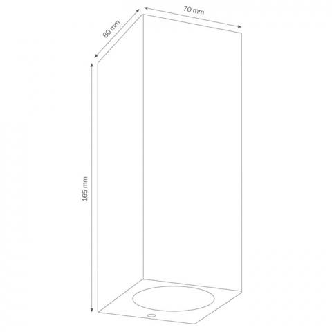 LCD Wandleuchte 5050 Graphit