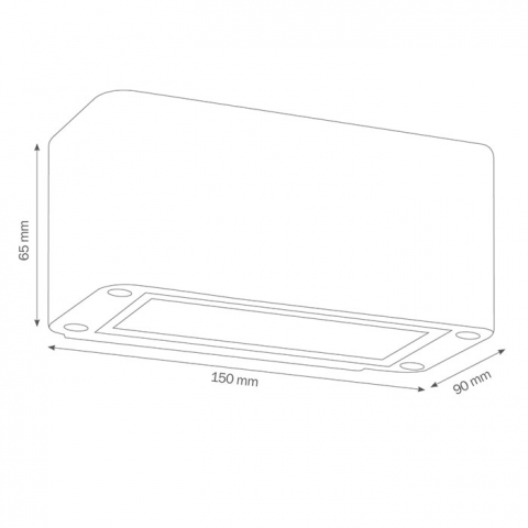 LCD Wandleuchte 5045 Graphit
